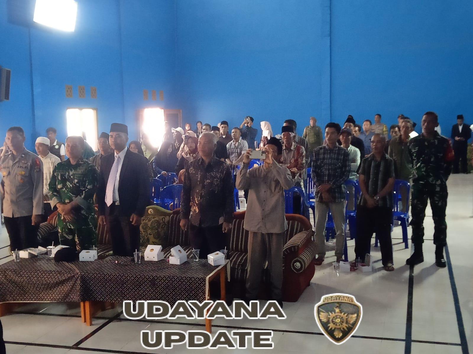 Babinsa Desa Bebidas Hadiri Pelantikan dan Pengambilan Sumpah Pj Kepala Desa di Wanasaba