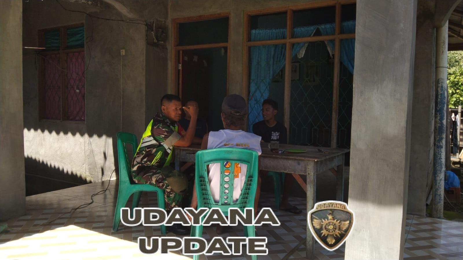 Sertu Arnoldus Seba Laksanakan Pamwil dan Komsos, Tingkatkan Rasa Aman Warga Desa Detupera