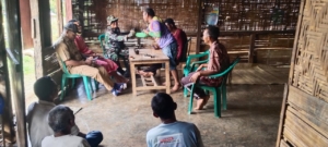 Sentuhan Hangat di Awal Tahun: Kopda Ahmad Rajut Kebersamaan dengan Warga Dusun Nangka