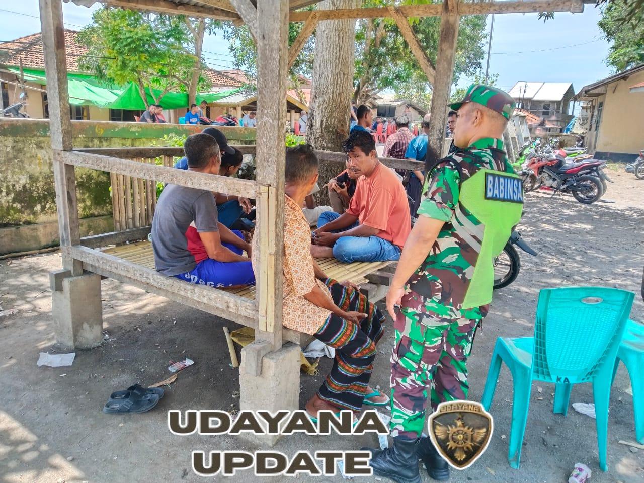 Monitoring dan Komunikasi Sosial, Babinsa Beri Rasa Aman pada Warga Gheoghoma