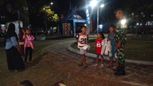 Serda Suaedin Laksanakan Patroli Wilayah, Warga Diimbau Jaga Keamanan