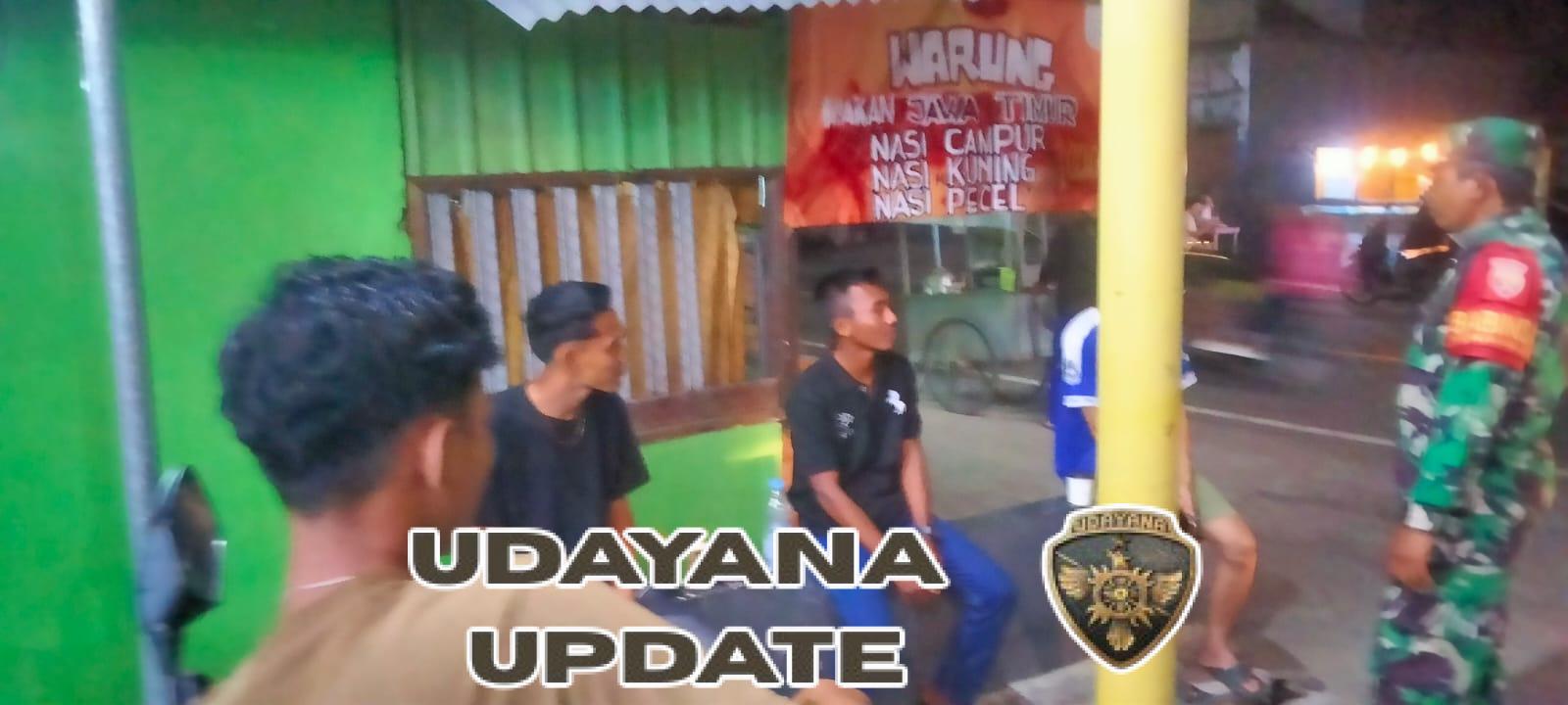 Jaga Kamtibmas, Babinsa Doromelo Kongkow dan Patroli Bersama Warga Binaan