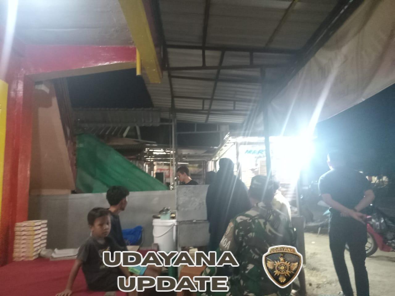 Serma Muhammad Pimpin Patroli Piket Koramil Seteluk, Ciptakan Wilayah Aman dan Kondusif