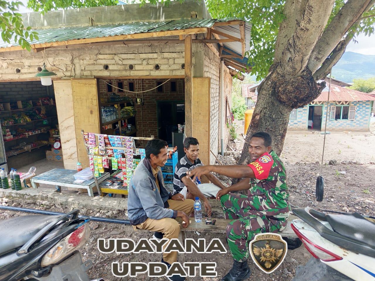 Melalui Komsos, Babinsa Solor Timur Tekankan Pentingnya Keamanan Lingkungan