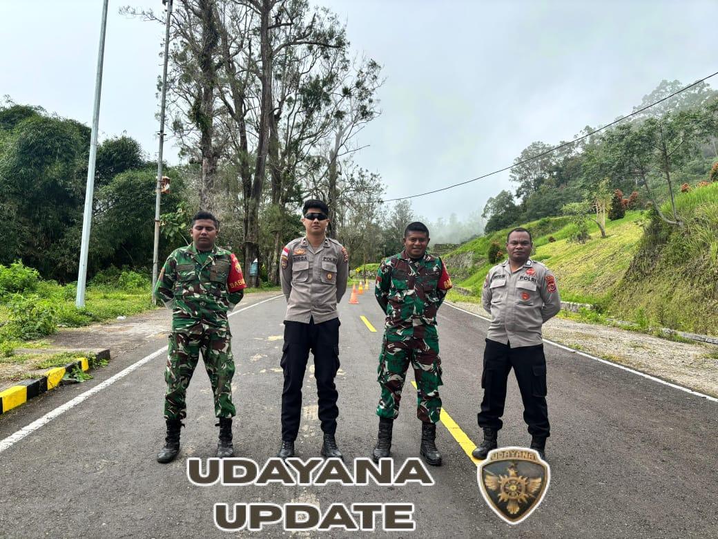 Pengamanan Objek Vital TNK, Babinsa Pastikan Wisatawan Aman