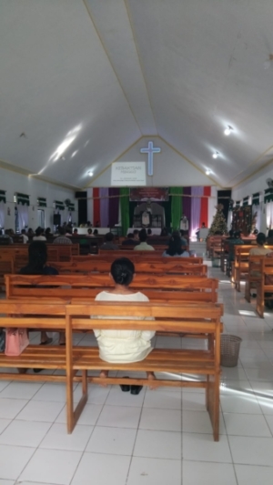 Babinsa TNI Hadir Jaga Kondusivitas Ibadah Natal di Gereja GMIT Talitakumi Nggauk