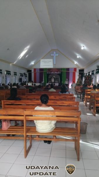 Babinsa TNI Hadir Jaga Kondusivitas Ibadah Natal di Gereja GMIT Talitakumi Nggauk