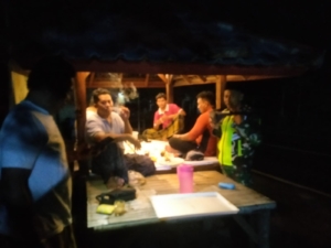 ‎Serka Hamdan Sakirin Laksanakan Patroli Kongko-kongko, Tekankan Pencegahan Dini Kamtibmas