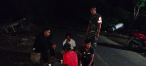 Jaga Kamtibmas, Babinsa Desa Lune Intensifkan Patroli Malam