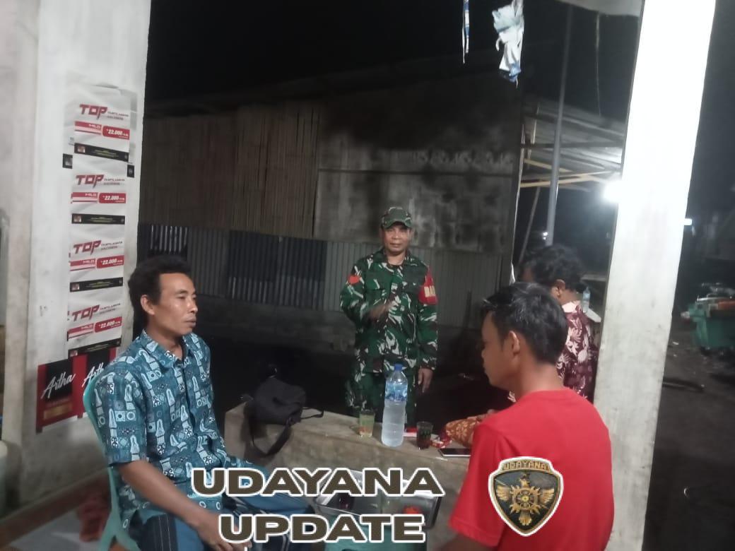 Tingkatkan Kamtibmas, Babinsa Ajak Warga Aktif Ronda Malam di Dusun Monggo