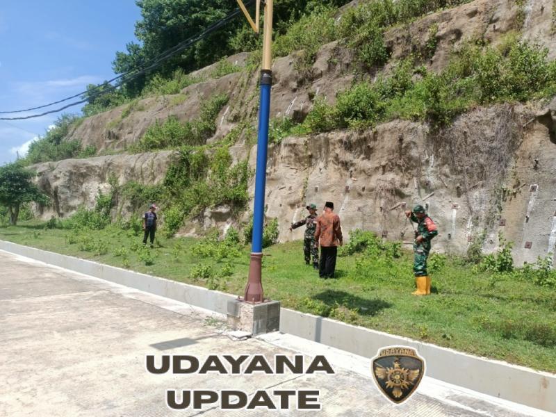 Babinsa se-Kecamatan Brang Ene Siapkan Area Penghijauan di Bendungan Tiu Suntuk