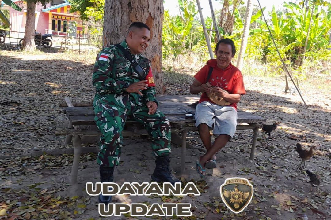 Babinsa Ajak Masyarakat Manfaatkan Lahan Dengan Maksimal Guna Tingkatkan Ketahanan Pangan Keluarga