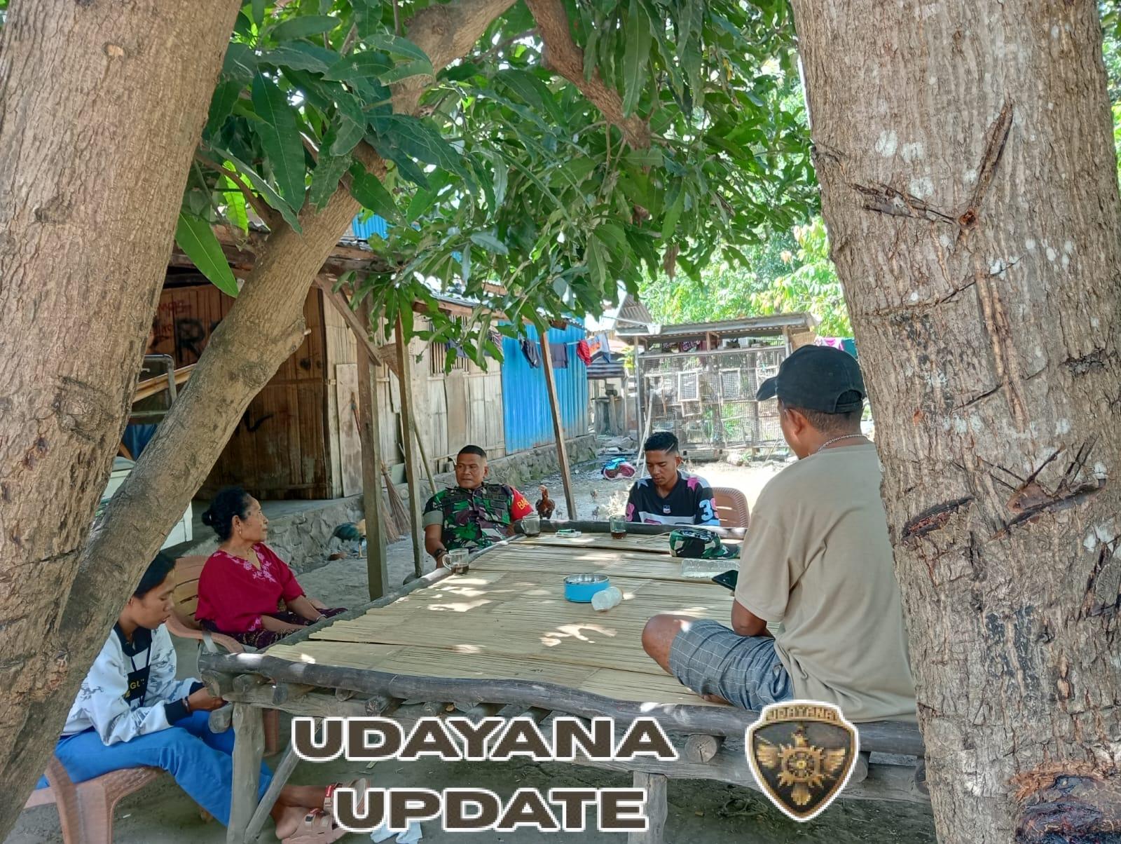 Tingkatkan Kamtibmas dan Kewaspadaan Bencana, Babinsa Desa Detuwulu Aktif Komsos