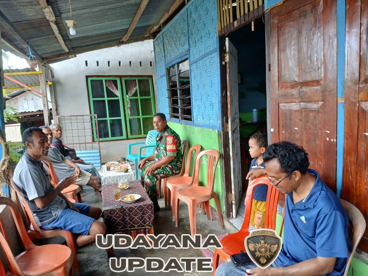 Komsos dan Pamwil, Serka Hilarius Lela Ciptakan Desa Tenda Aman dan Nyaman