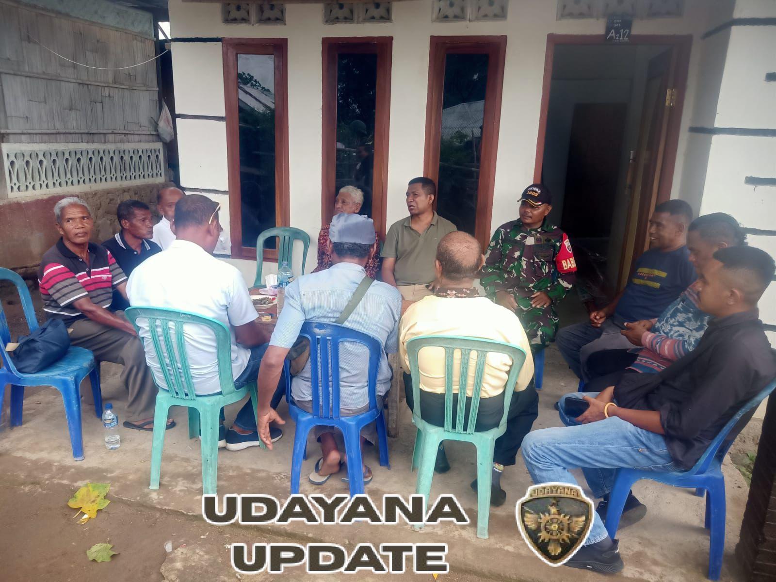 Pererat Kemanunggalan TNI-Rakyat, Babinsa Watukobu Laksanakan Komsos