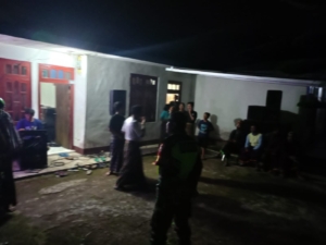 Koramil 1630-03/Macang Pacar Gelar Patroli Malam untuk Jaga Kamtibmas di Seputaran Noa