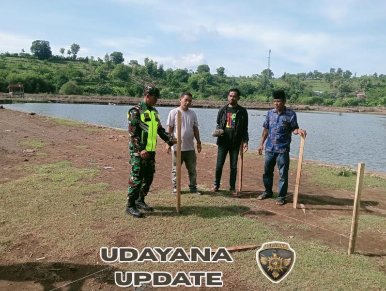 Gerai Koperasi Desa Merah Putih Mulai Dibangun, Babinsa Pastikan Proses Berjalan Lancar