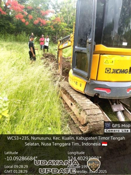 Dukung Ketahanan Pangan, Babinsa Nunusunu Monitoring Pembangunan KDKMP.