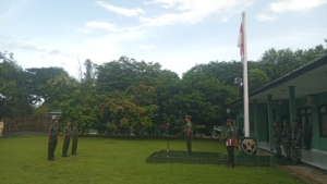 Upacara Awal Bulan Januari 2026, Kasdim 1614/Dompu Tekankan Disiplin dan Tertib Administrasi