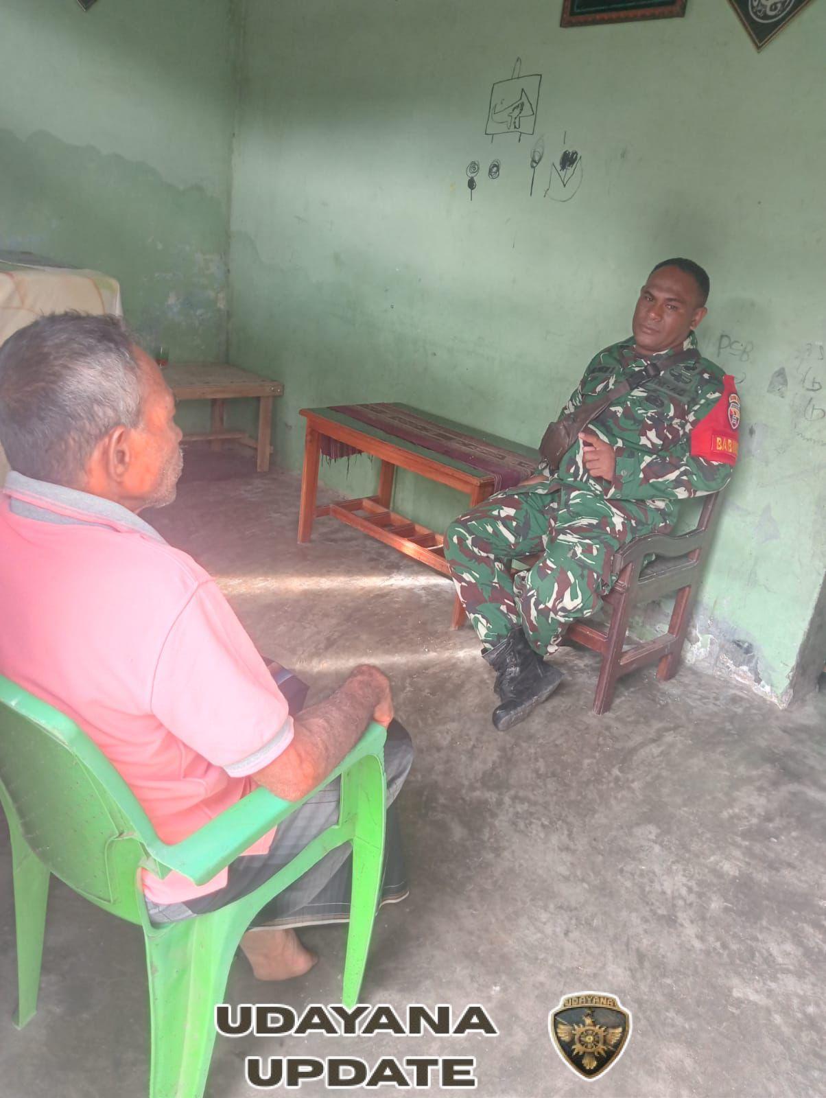 Komsos Babinsa di Desa Ternate Berjalan Aman dan Lancar