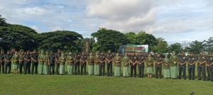 Brigjen TNI Sjasul Arif Pimpin Sertijab Danyon 742/SWY, Seluruh Dansat Hadir