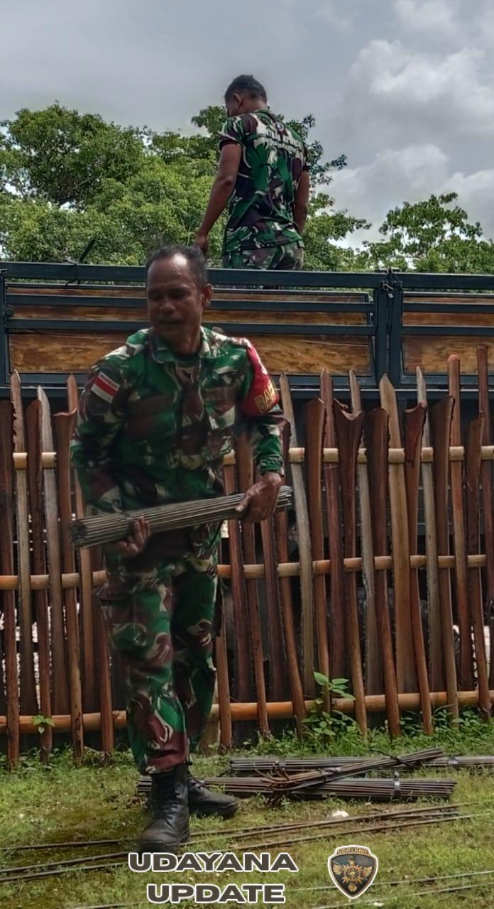 Babinsa Koramil 1627-01/Baa Dampingi Pembangunan KDKMP di Desa Suelain