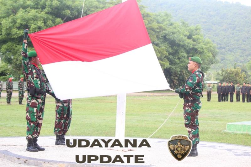 Upacara Awal Bulan, Kodim 1628/Sumbawa Barat Tegaskan Disiplin dan Pembinaan Personel