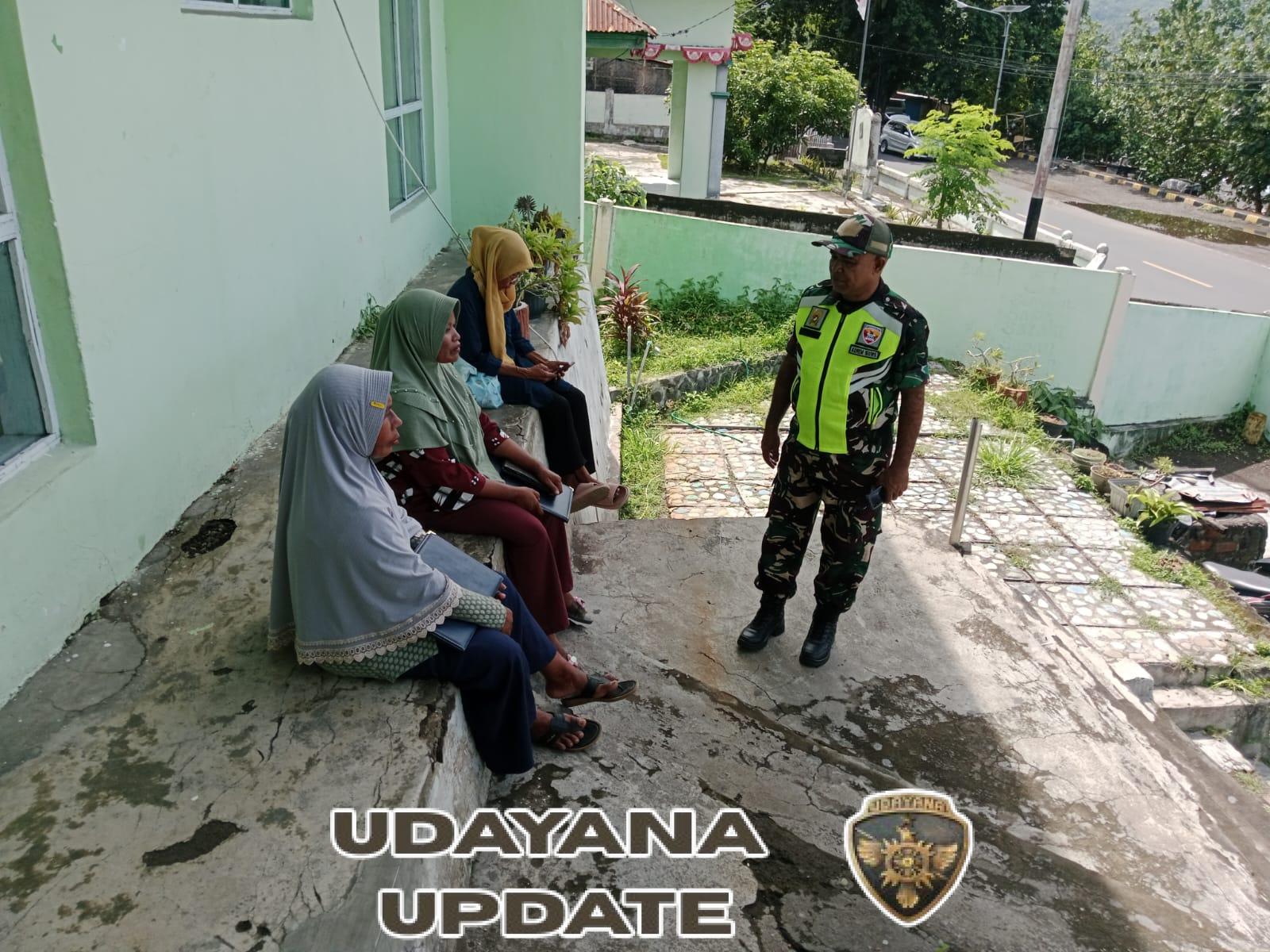 Serka Abdullah M. Ambry Jalin Komunikasi dengan Warga, Wujudkan Kamtibmas di Ende Utara