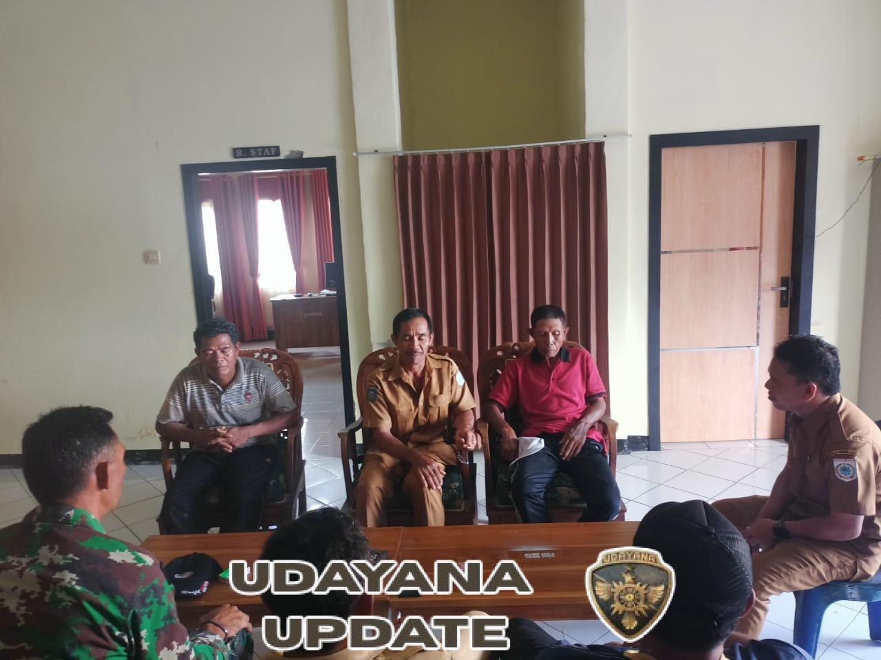 Jaga Kondusivitas Wilayah, Babinsa Hadiri Mediasi Kasus Hewan Ternak Mati di Brang Ene