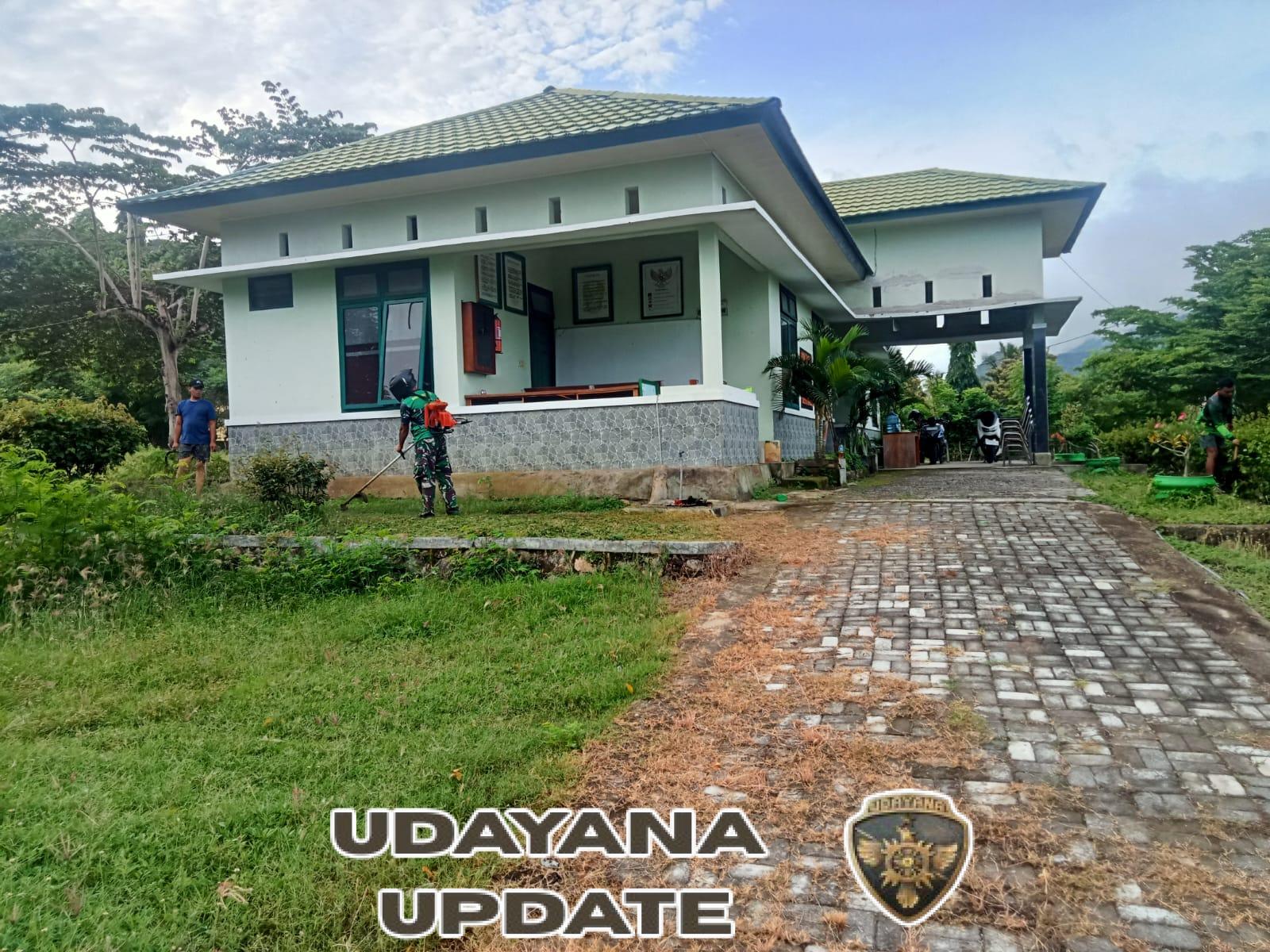 Koramil 1628-04/Poto Tano Gelar Pembersihan Pangkalan, Wujudkan Lingkungan Kerja Bersih dan Nyaman