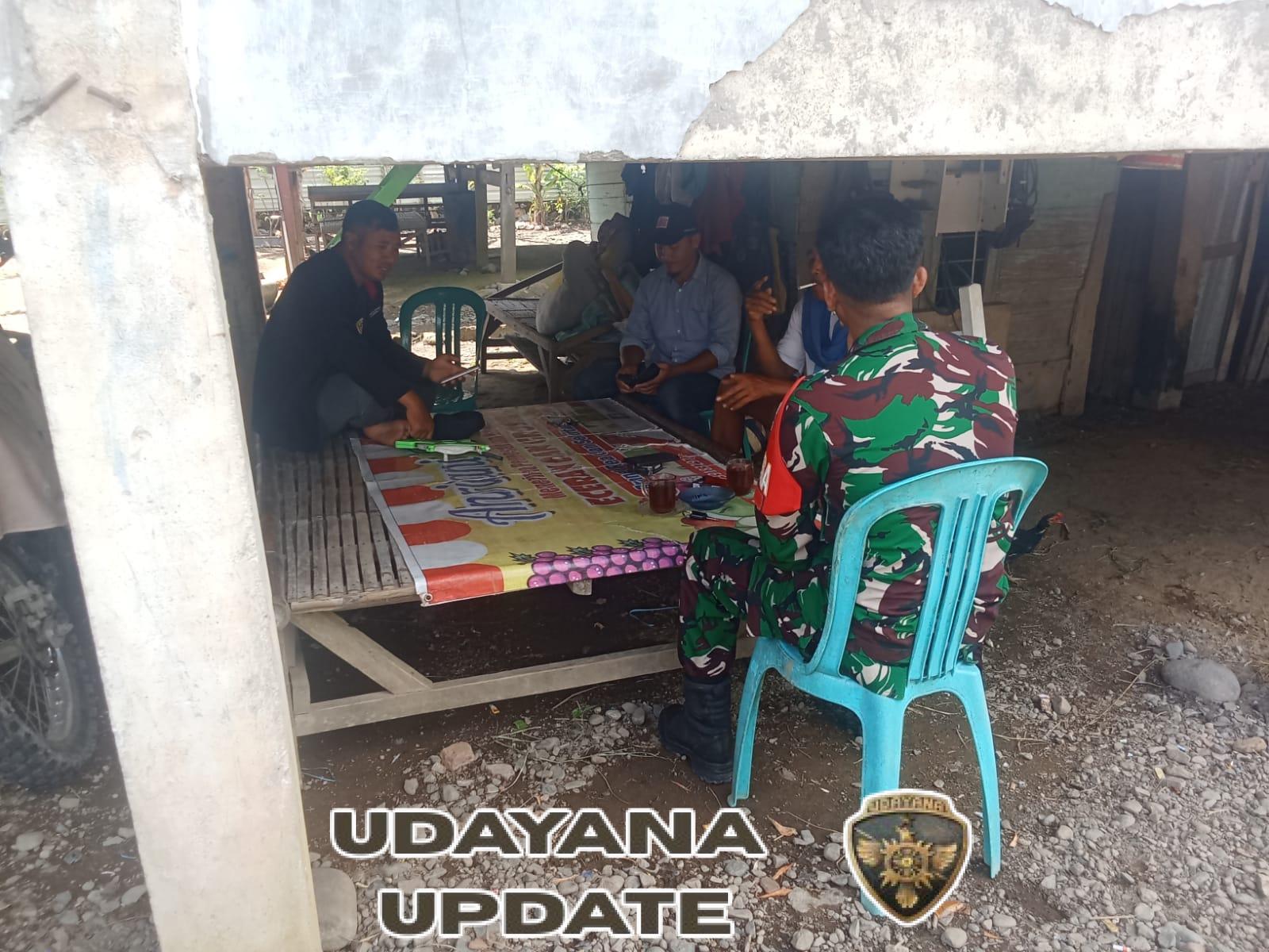 Babinsa Koramil Taliwang Gencarkan Komsos, Jaga Kamtibmas di Desa Sapugara Bre