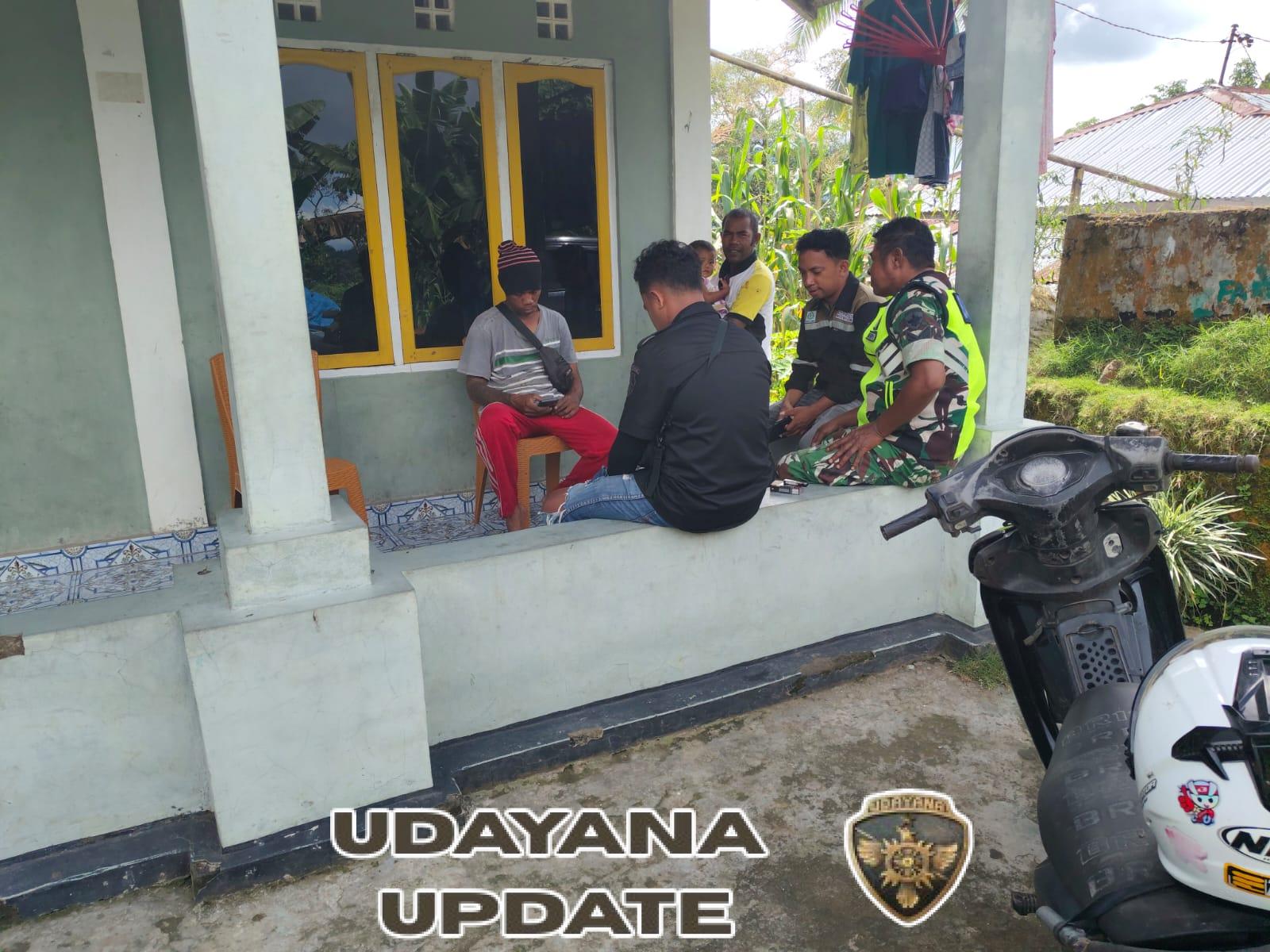 Serka Piter Kase Gelar Komsos Bersama Warga Tomberabu 1 Tingkatkan Kamtibmas