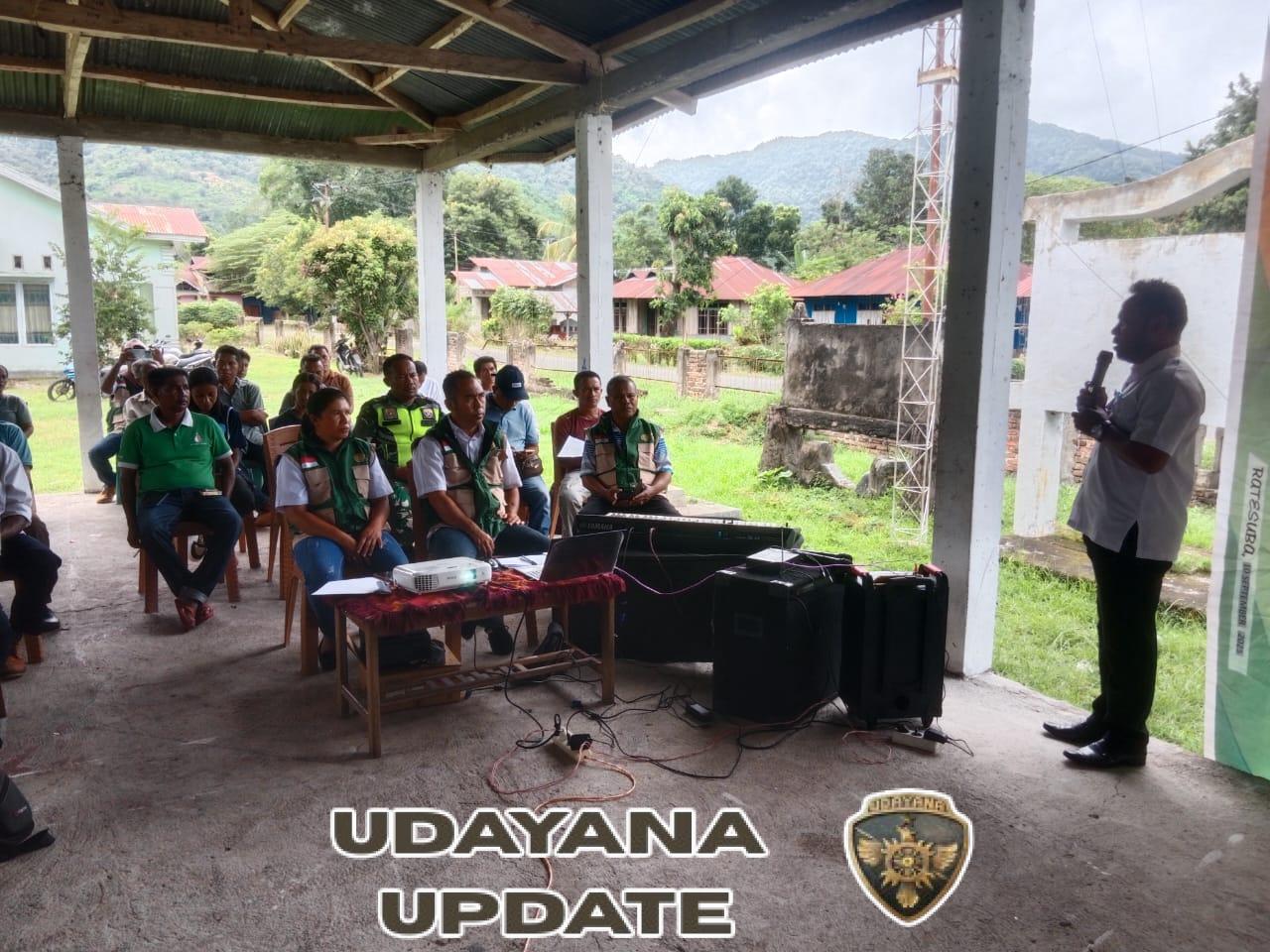 Babinsa Koramil Ende Hadiri Zoom Panen Raya Swasembada Pangan di Maukaro