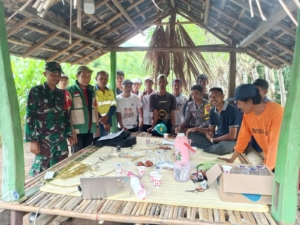 TNI AD Dukung Program Swasembada Pangan, Babinsa Taliwang Ikuti Zoom Panen Raya Nasional