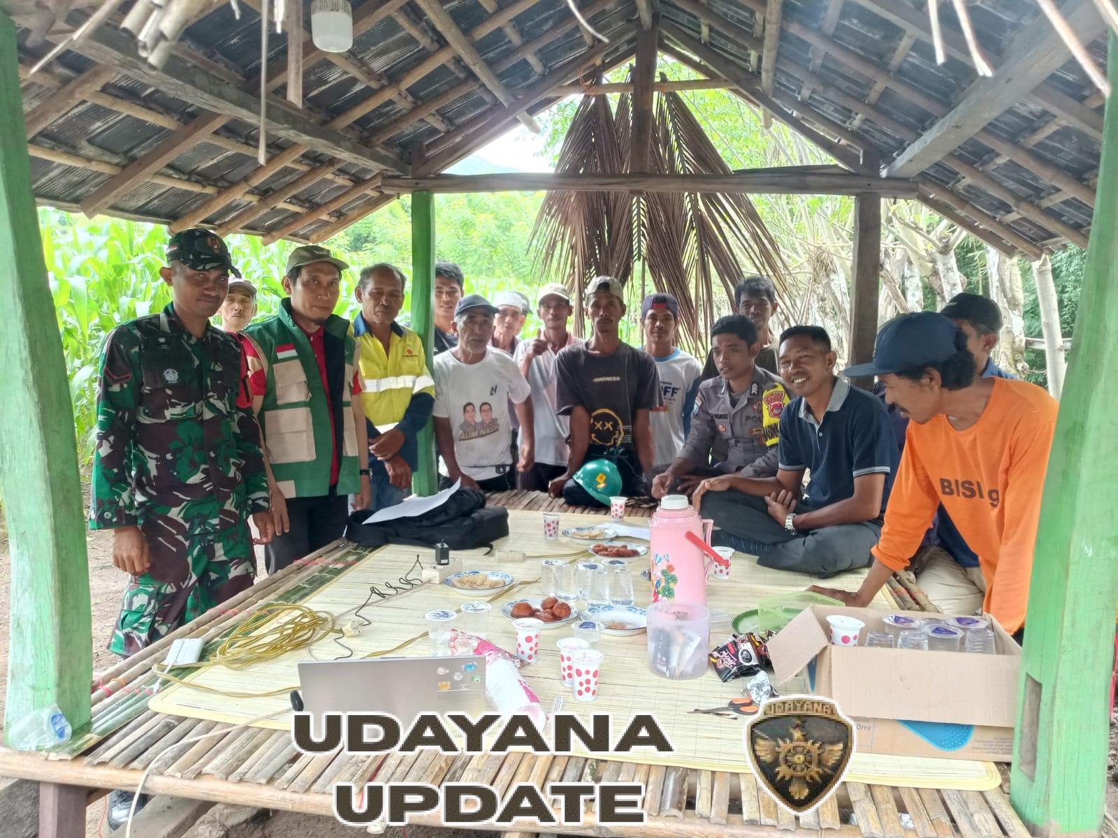 TNI AD Dukung Program Swasembada Pangan, Babinsa Taliwang Ikuti Zoom Panen Raya Nasional