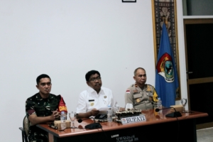 Forkopimda Sumba Timur Menghadiri Vicon Nasional Panen Raya Dipimpin Presiden Prabowo Subianto