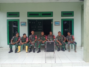 Babinsa Koramil 1628-02/Sekongkang Ikuti Zoom Meeting Panen Raya dan Pengumuman Swasembada Pangan 2026