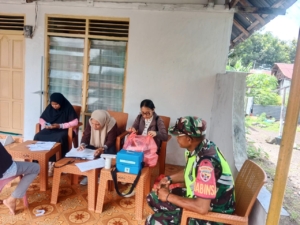 TNI Hadir di Tengah Warga, Babinsa Ende Monitoring Posyandu untuk Kesehatan Masyarakat