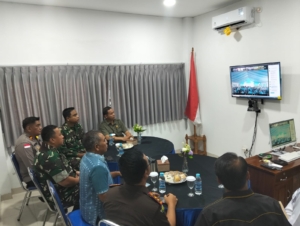 Dandim 1630/Manggarai Barat Ikuti Vicon Panen Raya Nasional Bersama Presiden RI