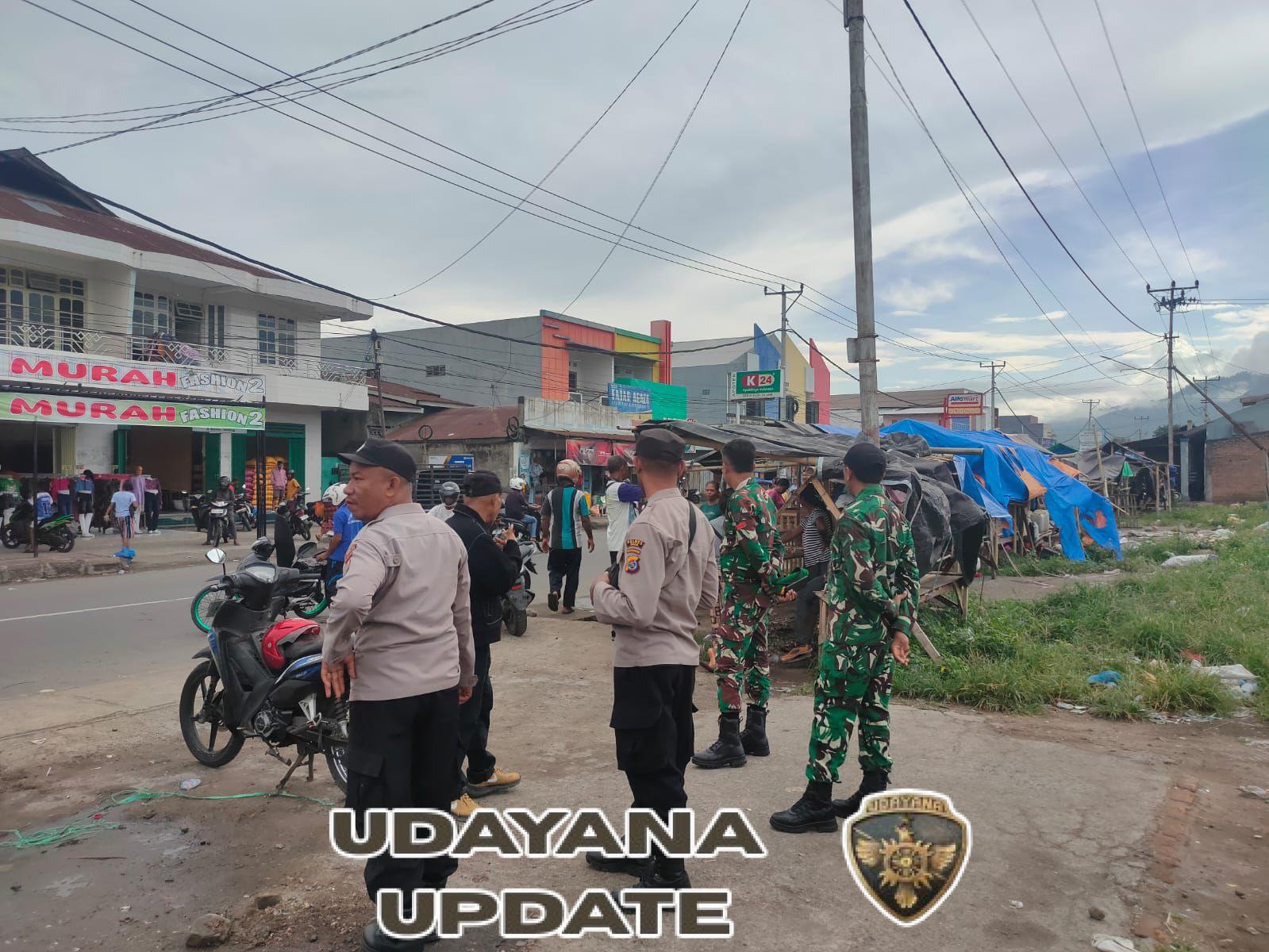 Sinergi TNI–Polri dan Pemda, Penertiban Ex Pasar Geliting Berjalan Aman