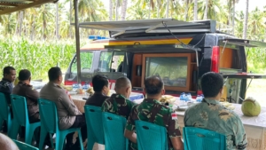Dukung Ketahanan Pangan Nasional, Kasdim 1603/Sikka Hadiri Panen Raya Jagung di Kabupaten Sikka