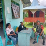 Babinsa Koramil 1602-03 Perkuat Kamtibmas dan Gotong Royong di Desa Tanali