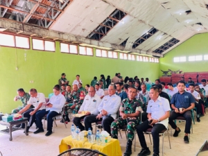 Dandim 1613/Sumba Barat Hadiri Vidcon Panen Raya dan Pengumuman Swasembada Pangan 2026