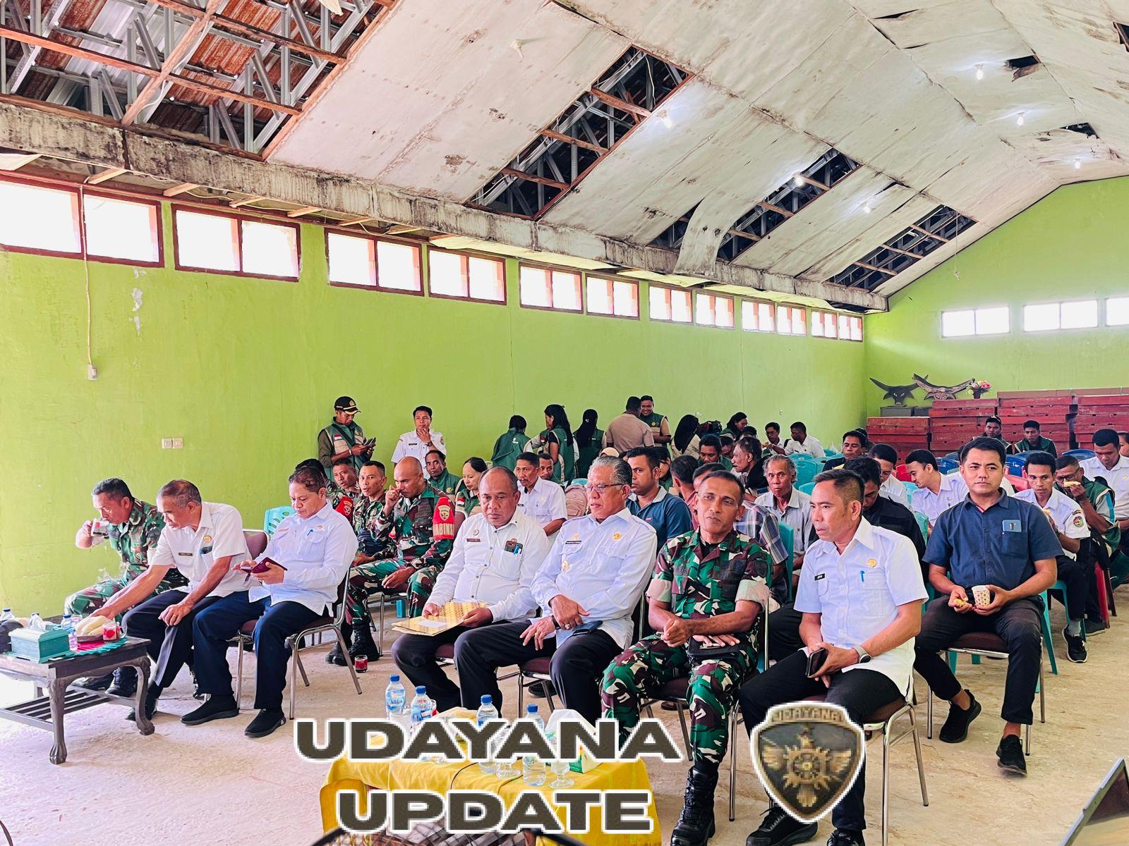 Dandim 1613/Sumba Barat Hadiri Vidcon Panen Raya dan Pengumuman Swasembada Pangan 2026