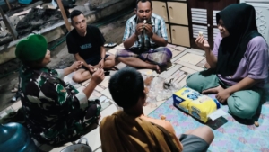 Koramil 1628-02/Sekongkang Intensifkan Patroli Malam Jaga Kamtibmas Wilayah Binaan