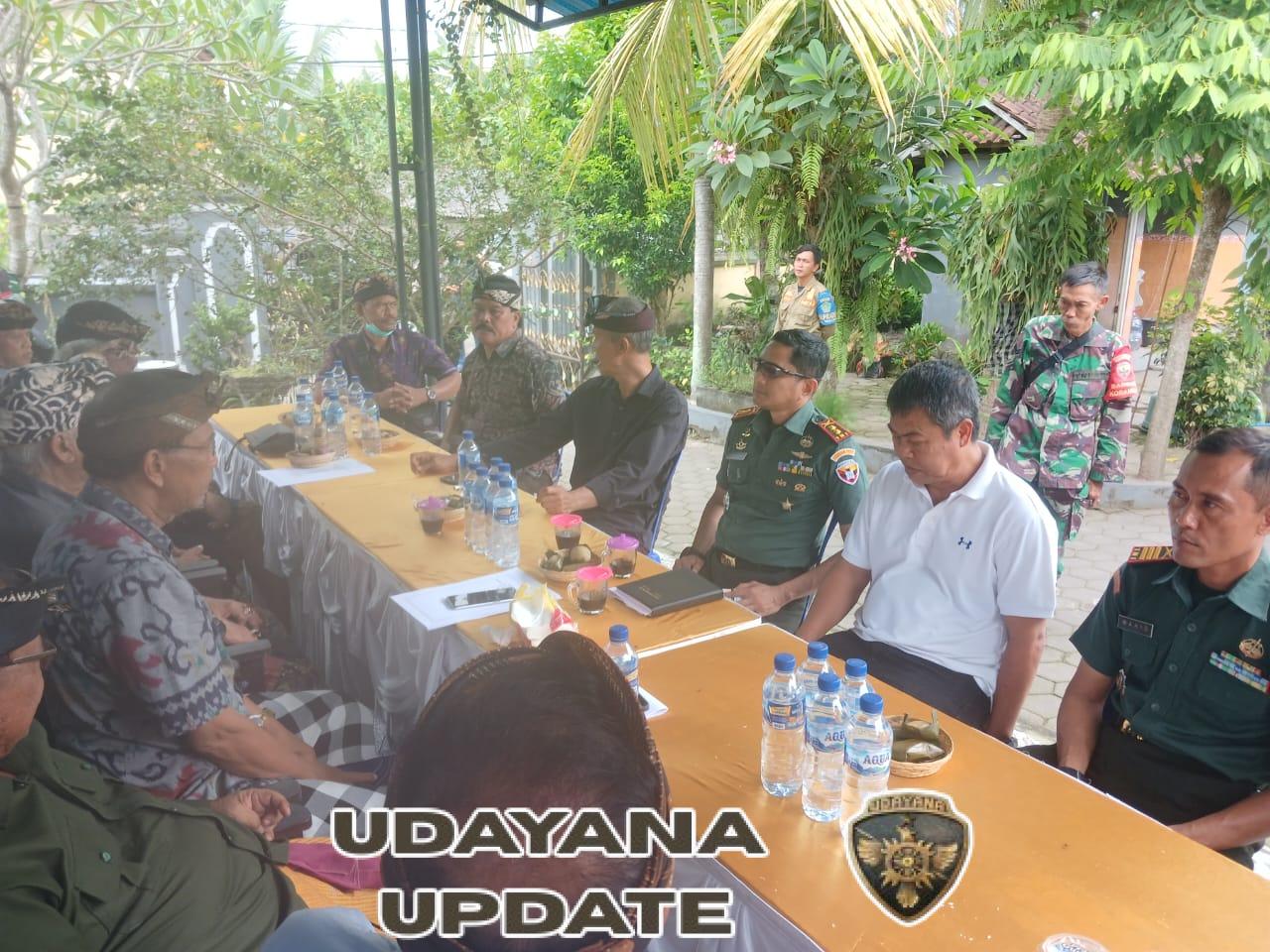 Dandim Jembrana Gandeng Bendesa Adat Sukseskan Program Koperasi Merah Putih