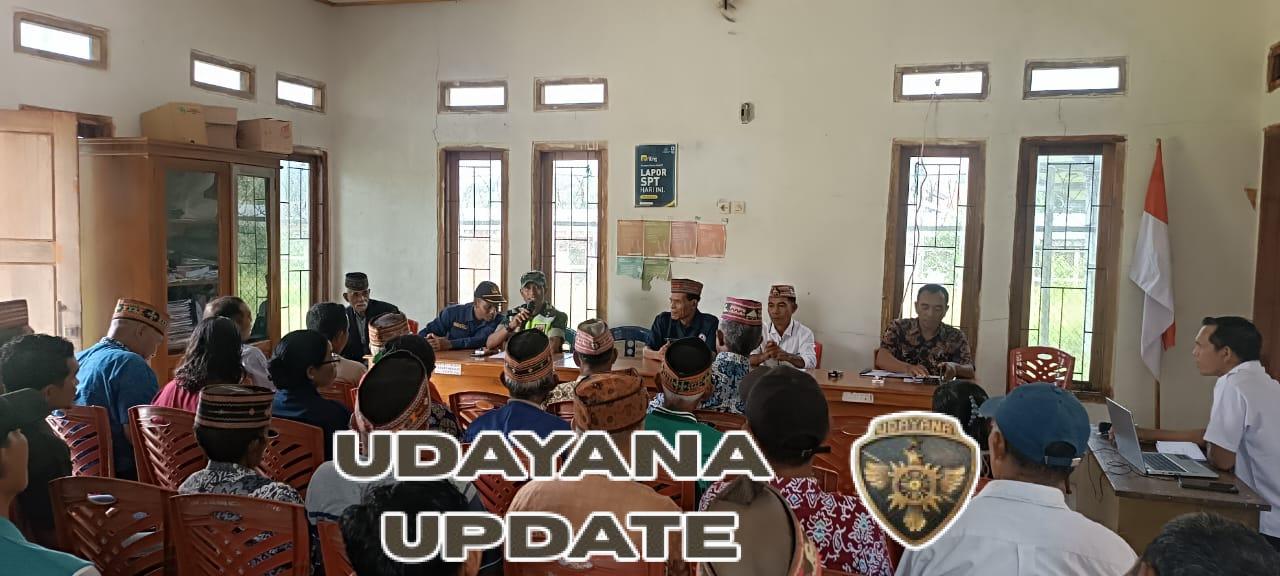 Koramil 1630-03/Macang Pacar Dukung Penguatan Ekonomi Desa Lewat Sosialisasi Gerai Koperasi Merah Putih