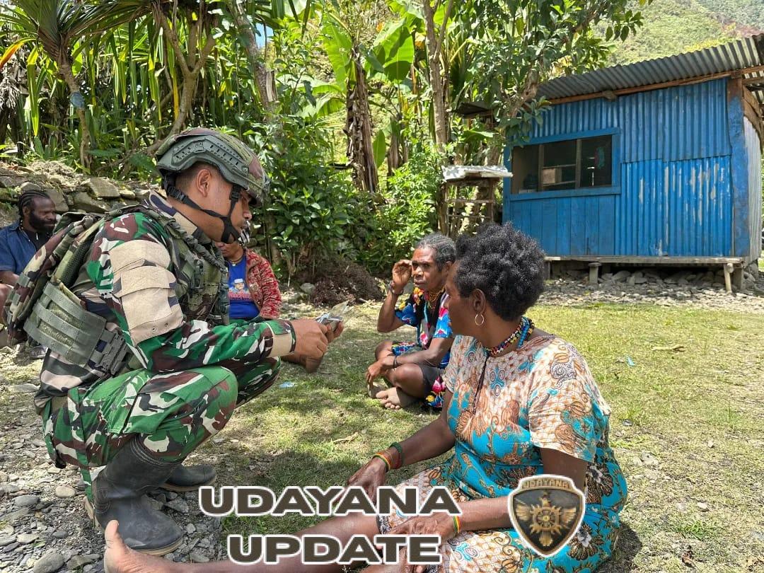 Free Medical Care Satgas Yonif 743/PSY Hadirkan Harapan Sehat di Kampung Yalinggua