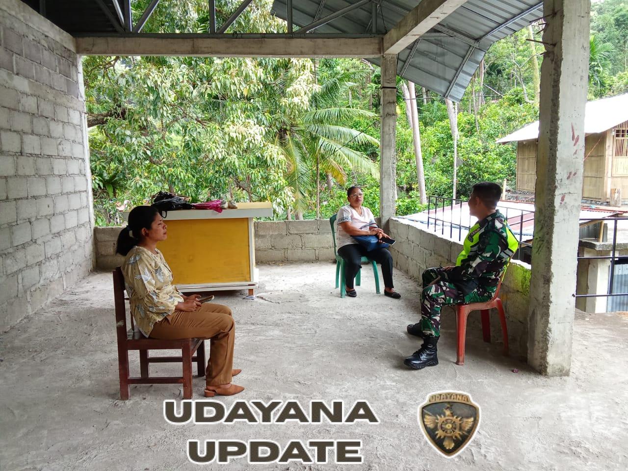 Babinsa Koramil 1602-02/Wolowaru Tingkatkan Keamanan dan Keharmonisan di Desa Liabeke