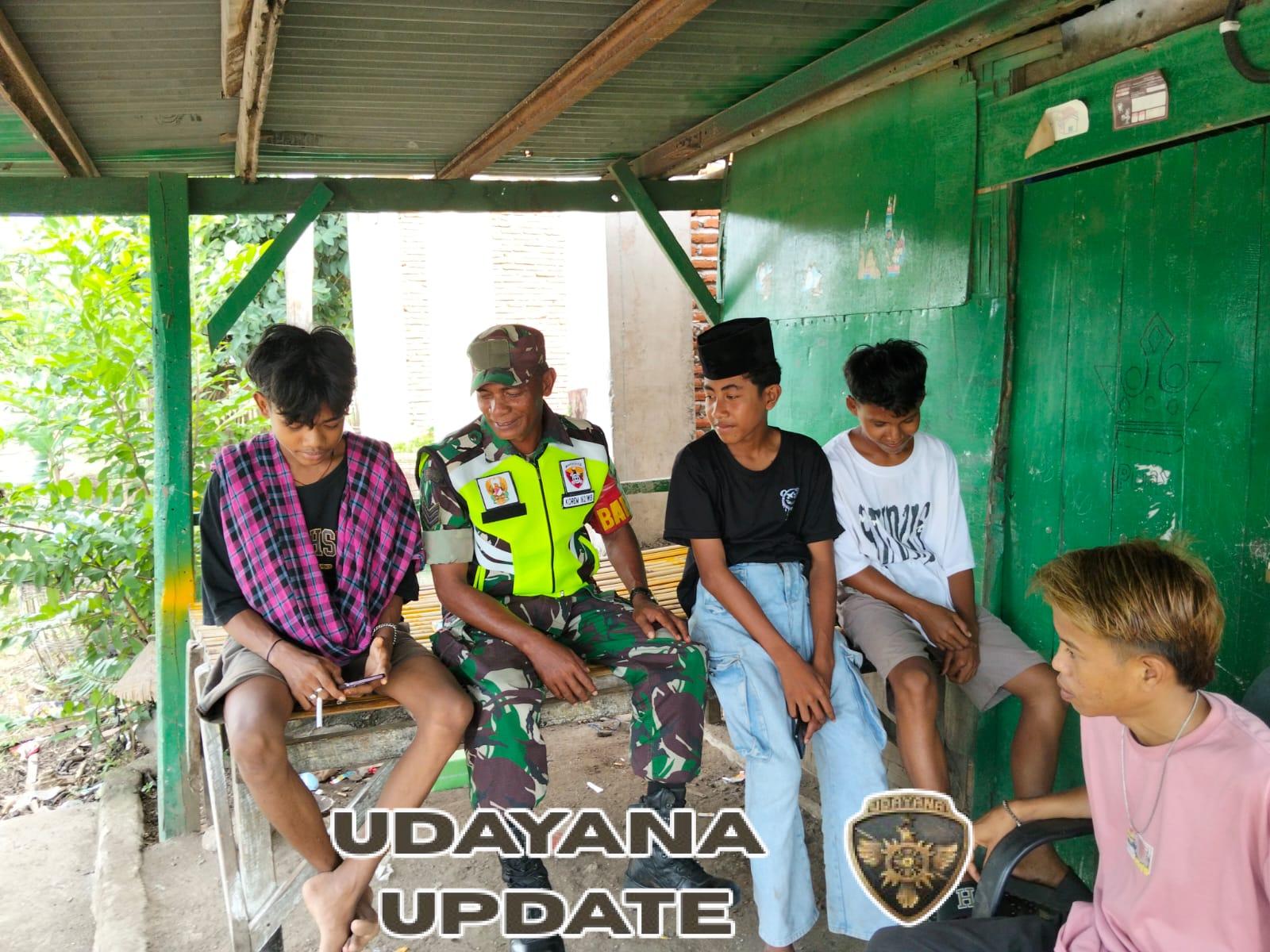 Babinsa Desa Oi Saro Kampanyekan Jauhi Miras dan Narkoba, Pererat Silaturahmi